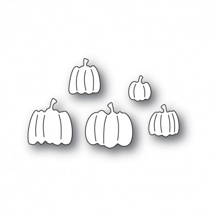 Poppy Stamps Stanzschablone - 2403 Pile of Pumpkins