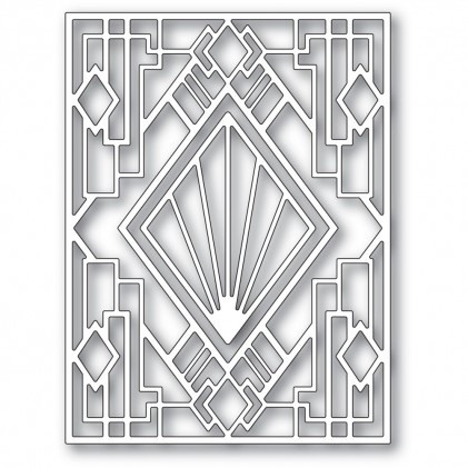Poppy Stamps Stanzschablone - 2409 Stylized Deco Frame