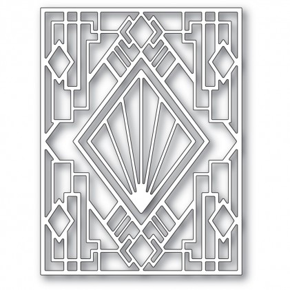 Poppy Stamps Stanzschablone - 2409 Stylized Deco Frame