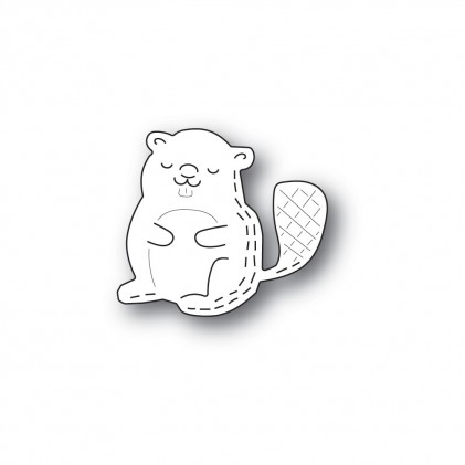 Poppy Stamps Stanzschablone - 2414 Whittle Beaver
