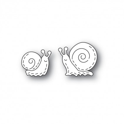 Poppy Stamps Stanzschablone - 2417 Whittle Snails