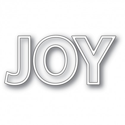 Poppy Stamps Stanzschablone - 2476 Double Joy