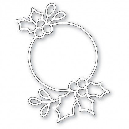 Poppy Stamps Stanzschablone - 2487 Holly Ring - 25% RABATT