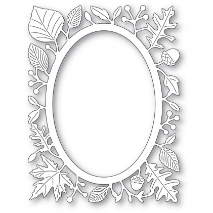 Poppy Stamps Stanzschablone - 2492 Harvest Oval Frame