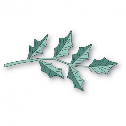 Poppy Stamps Stanzschablone - 2537 Layered Holly Branch