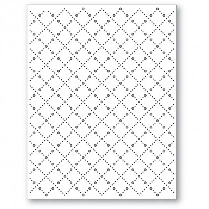 Poppy Stamps Stanzschablone - 2569 Cortina Pinpoint Plate