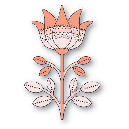 Poppy Stamps Stanzschablone - 2610 Nordic Crown Flower