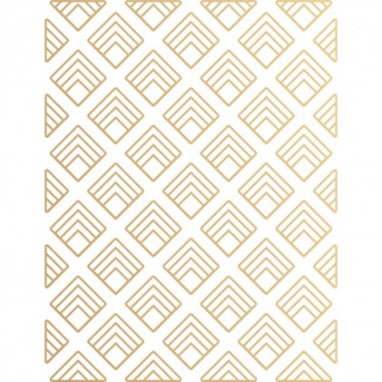 Poppy Stamps Hot Foil Plate - Deco Diamond