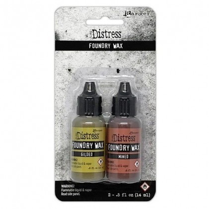 Ranger Tim Holtz Distress Foundry Wax Kit 1 Gilded & Mined