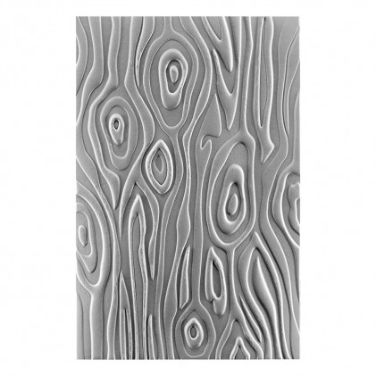 Spellbinders Knock on Wood 3D Embossing Folder GROSS