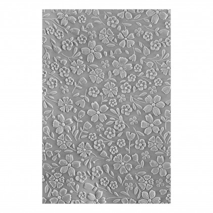 Spellbinders Flower Frenzy 3D Embossing Folder GROSS