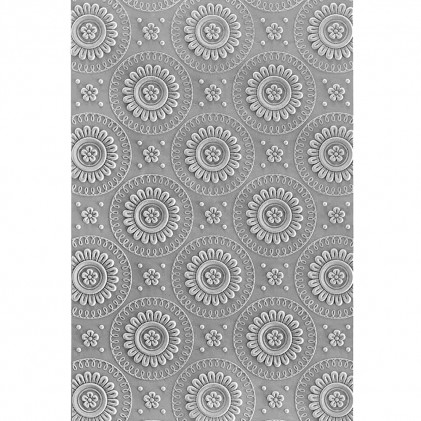 Spellbinders Mandala Blooms Embossing Folder GROSS