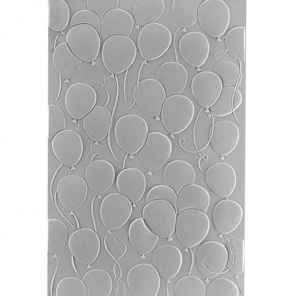 Spellbinders Floating Balloons Embossing Folder GROSS