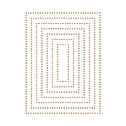 Spellbinders Glimmer Hot Foil Plates - Essential Rectangles 