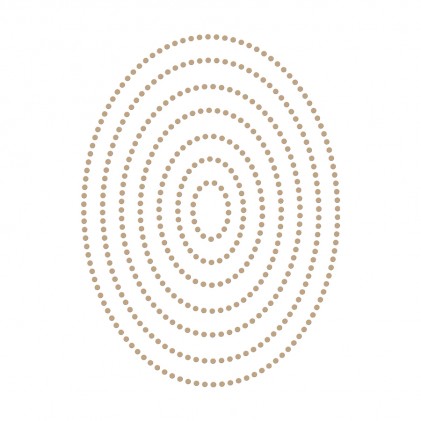 Spellbinders Glimmer Hot Foil Plates - Essential Ovals 