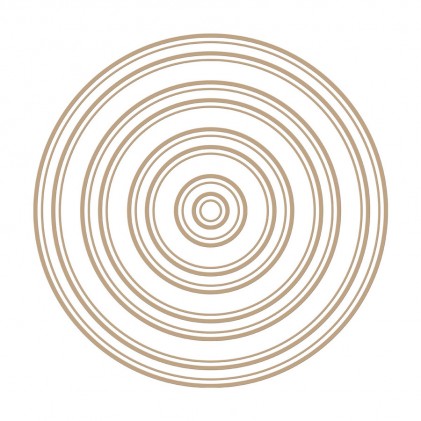Spellbinders Glimmer Hot Foil Plates - Essential Duo Lines Circles 