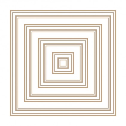 Spellbinders Glimmer Hot Foil Plates - Essential Duo Lines Squares 