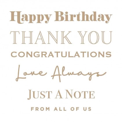 Spellbinders Glimmer Hot Foil Plates - Essential Sentiments 