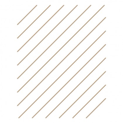Spellbinders Glimmer Hot Foil Plates - Diagonal Stripes 