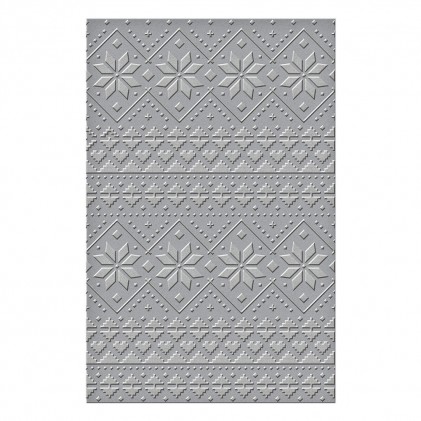 Spellbinders Ski Lodge Embossing Folder GROSS