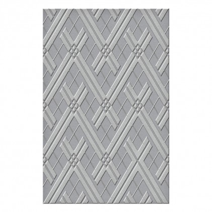 Spellbinders Argyle Socks Embossing Folder GROSS