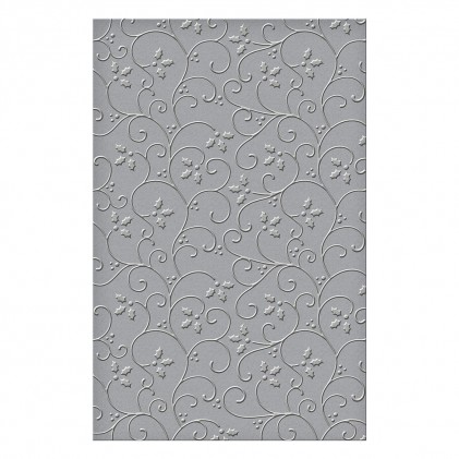 Spellbinders Holly Flourish Embossing Folder GROSS