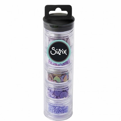Sizzix Making Essential Pailletten & Perlen - Lavender Dust