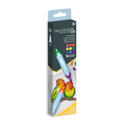 Spectrum Noir TriColour Aqua Markers 9 Farben - Colour Basics