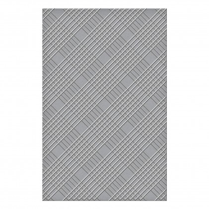 Spellbinders Diamond Plaid Embossing Folder