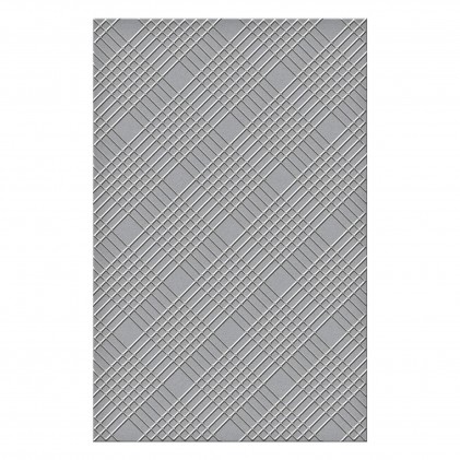 Spellbinders Diamond Plaid Embossing Folder