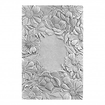 Spellbinders Four Petal Floral 3D Embossing Folder 