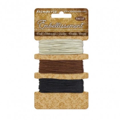 Stamperia Cord Kordel 3 x 5 m