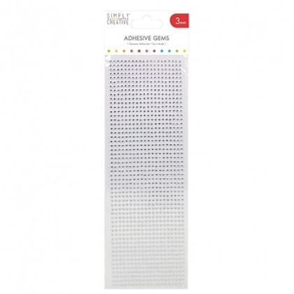 Simply Creative Strass-Steine 3mm 1080 Stück - klar