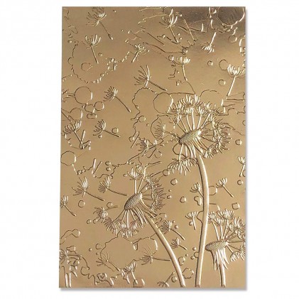 Sizzix 3D Textured Impressions Embossing Folder - Dandelion Wish