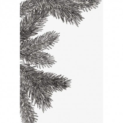 Sizzix 3D Texture Fades Embossing Folder - Pine Branches