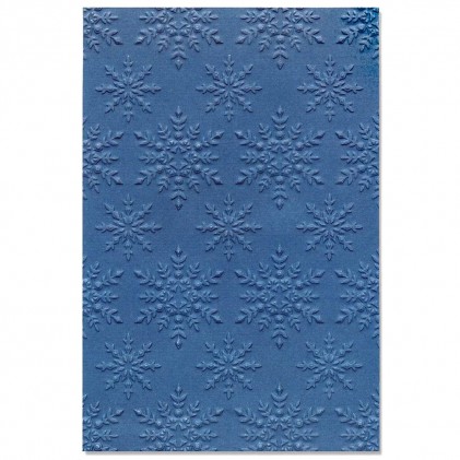 Sizzix Multi-Level Textured Impressions Embossing Folder - Snowflake Sparkle