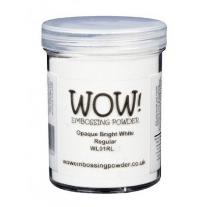 Wow! Embossingpowder - Opaque Bright White Regular - Große Dose
