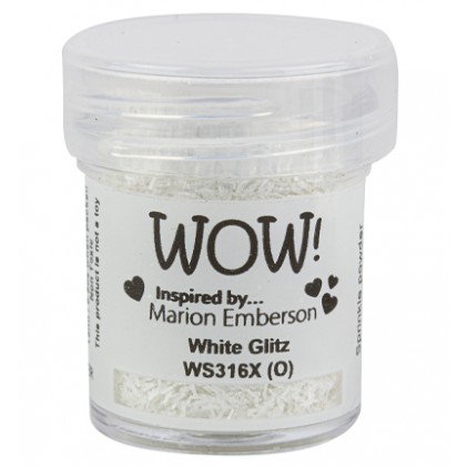 Wow! Embossingpowder - Embossing Glitters White Glitz