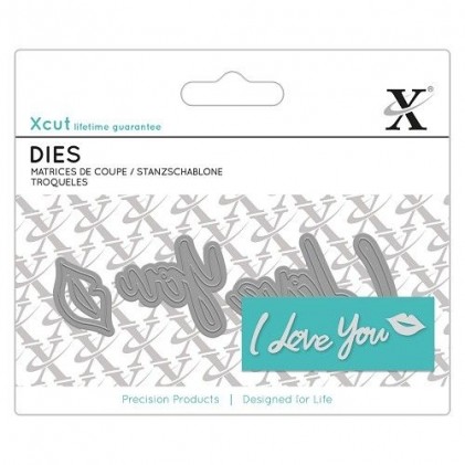 Xcut Mini Sentiment Die I Love You