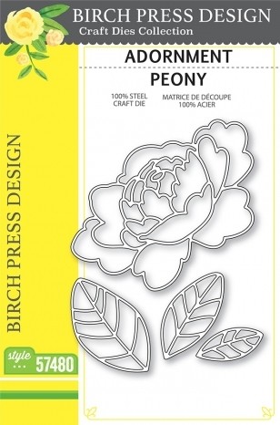 Birch Press Stanzschablone - Adornment Peony