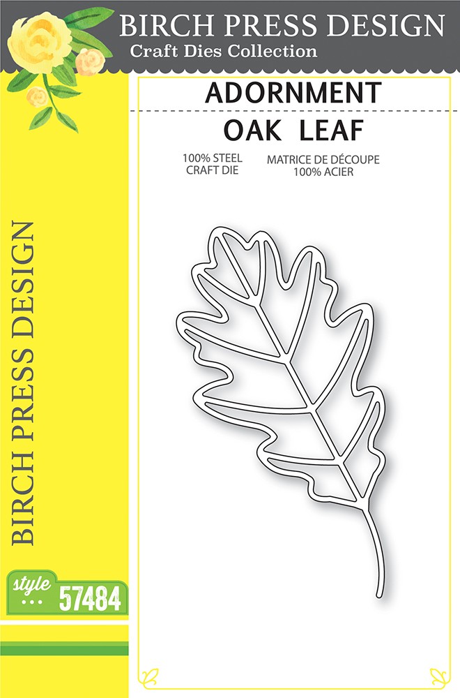 Birch Press Stanzschablone - 57484 Adornment Oak Leaf