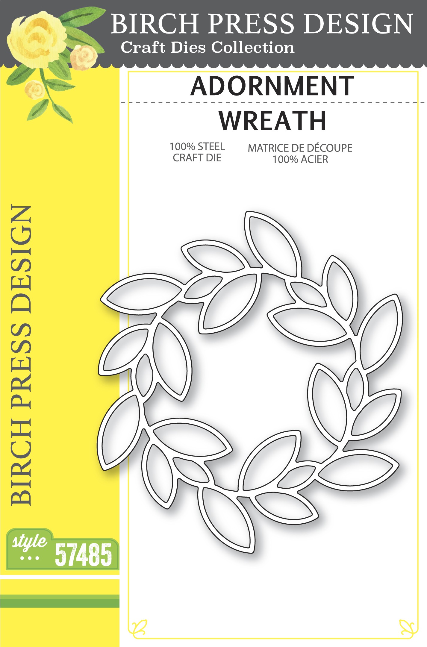 Birch Press Stanzschablone - 57485 Adornment Wreath