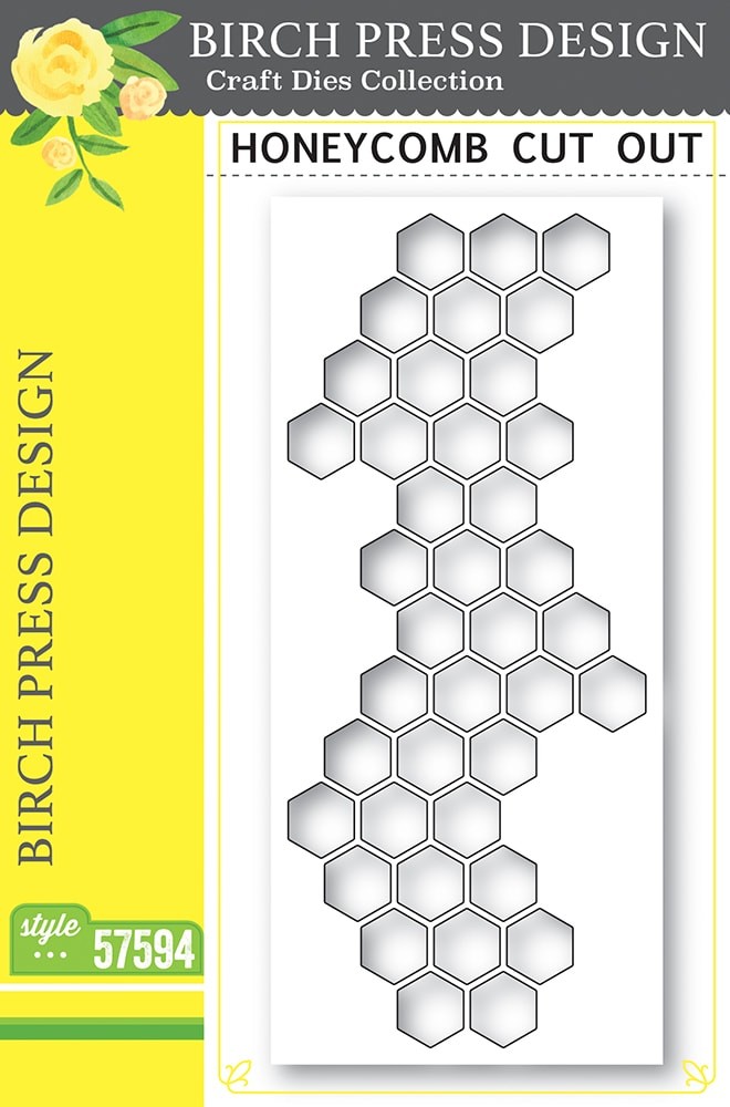 Birch Press Stanzschablone - 57594 Honeycomb Cut Out