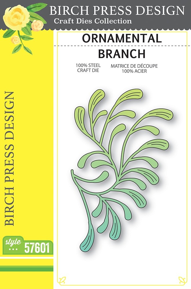 Birch Press Stanzschablone - 57601 Ornamental Branch