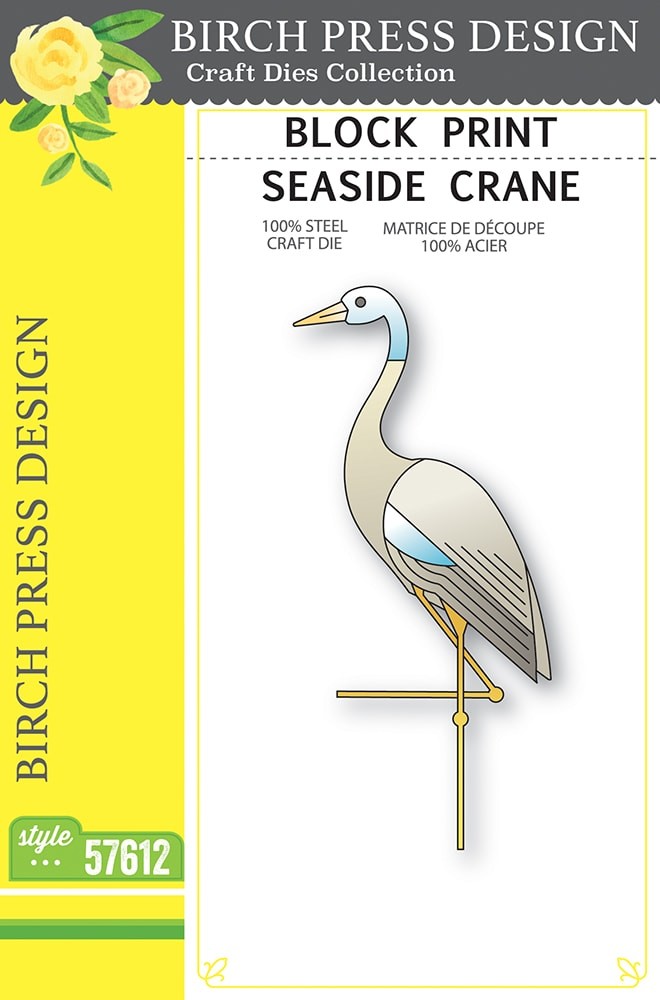 Birch Press Stanzschablone - 57612 Block Print Seaside Crane