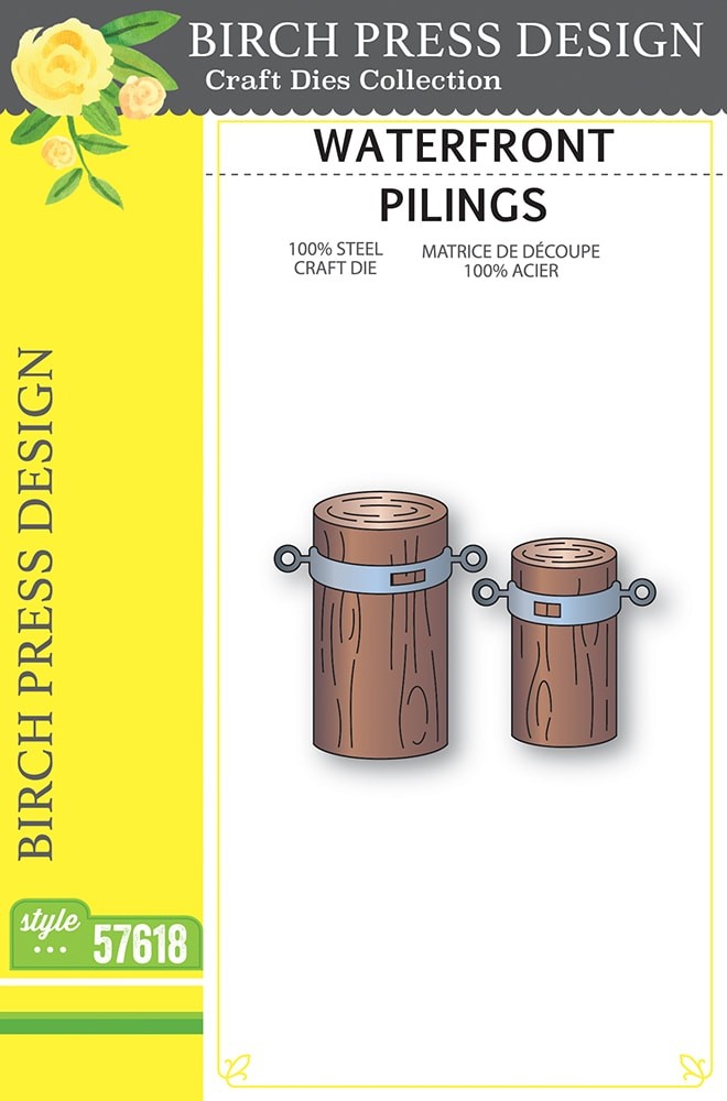 Birch Press Stanzschablone - 57618 Waterfront Pilings