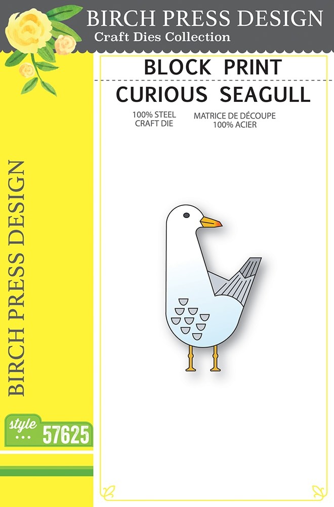 Birch Press Stanzschablone - 57625 Block Print Curious Seagull