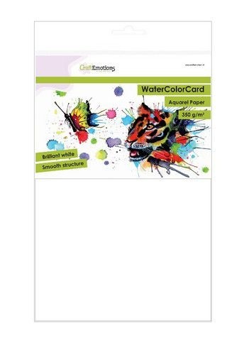 CraftEmotions WaterColorCard - Aquarellpapier 10 Blatt A4