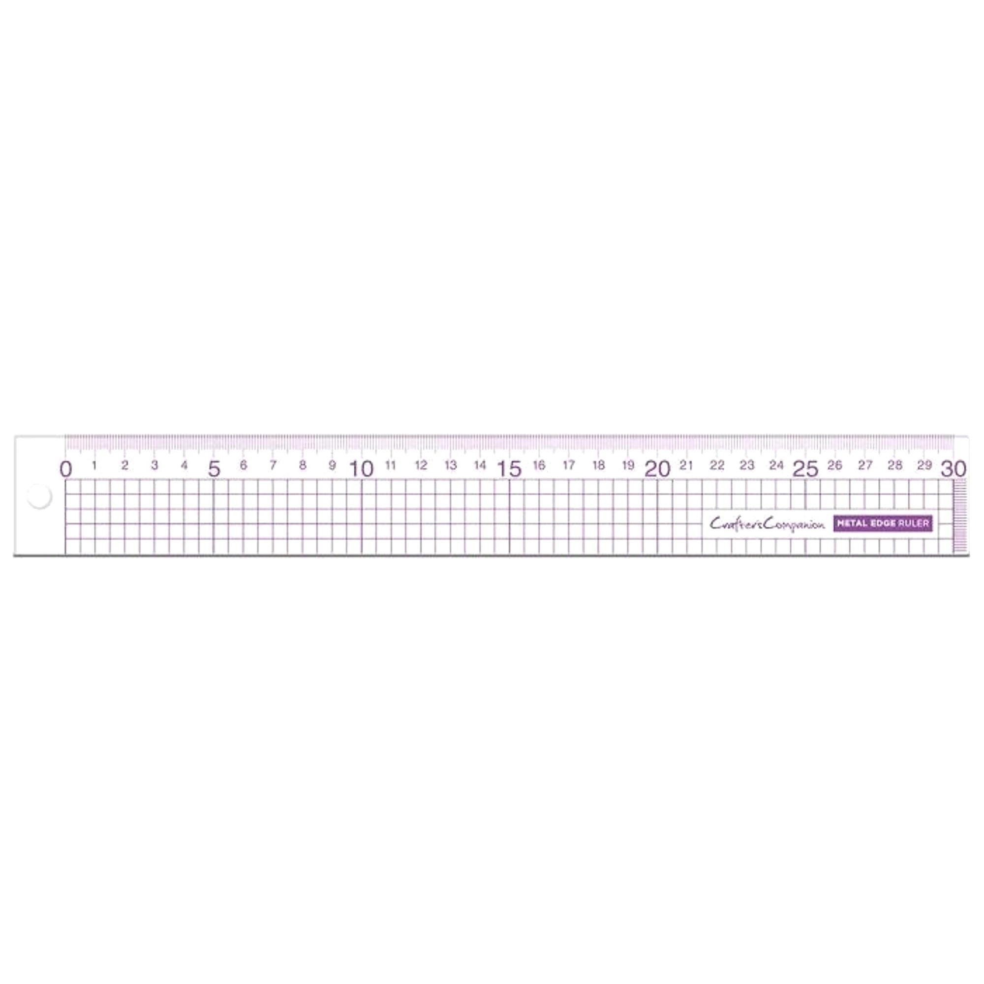 Lineal 30 cm mit Stahlkante