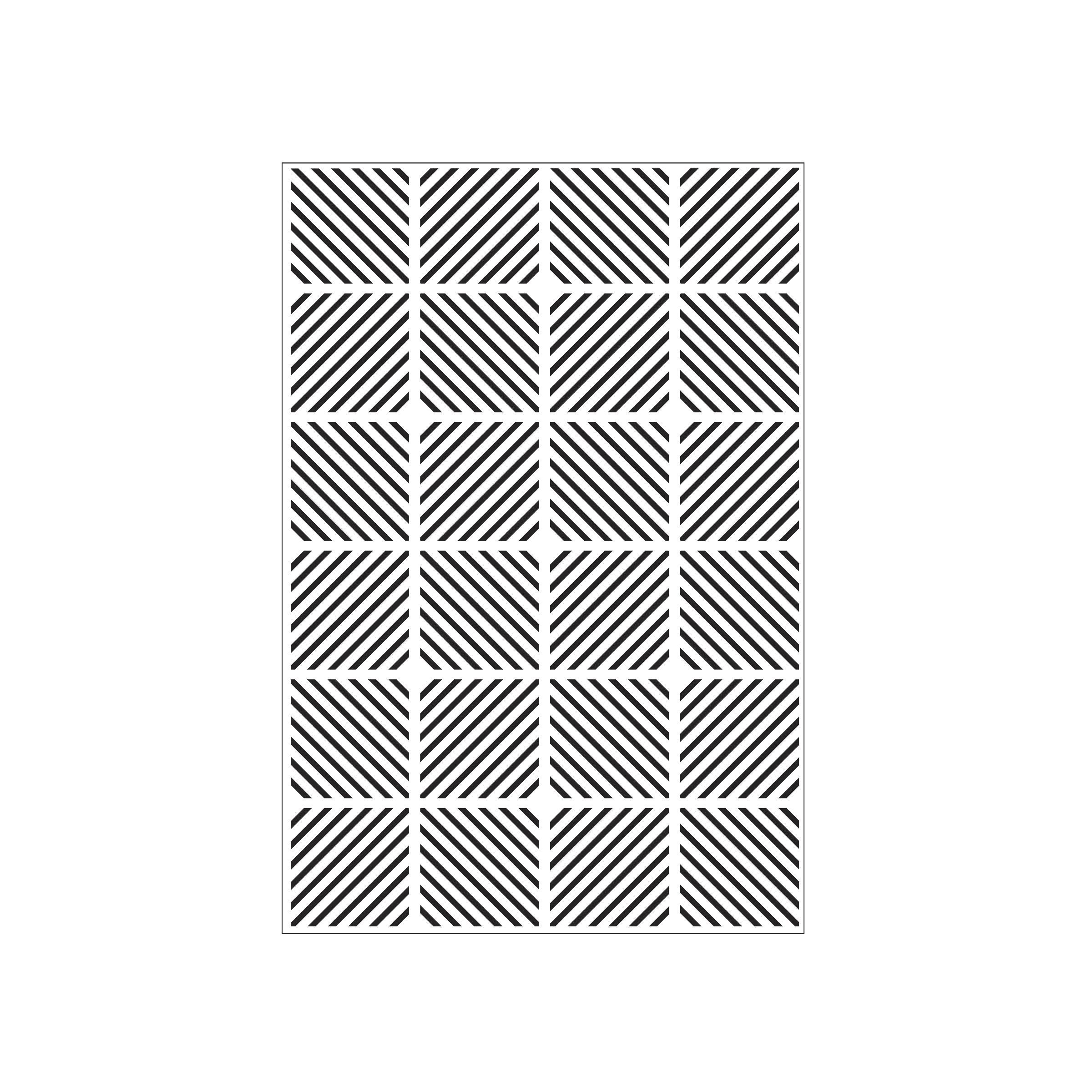 Darice Hintergrund-Prägeschablone - Diagonal Block Pattern